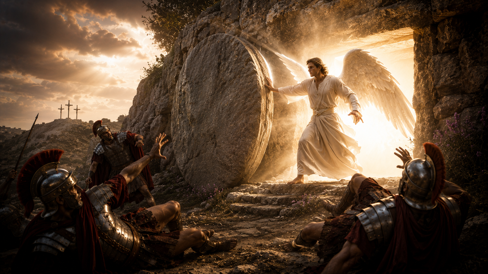The Empty Tomb - The Angel & The Stone