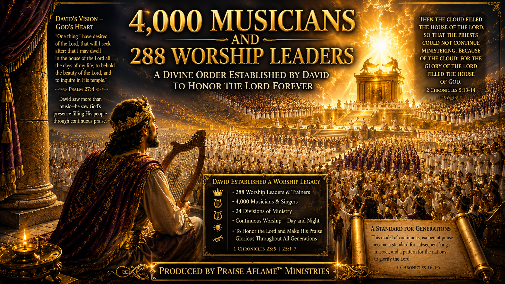 4,000 Musicians and 288 Worship Leaders