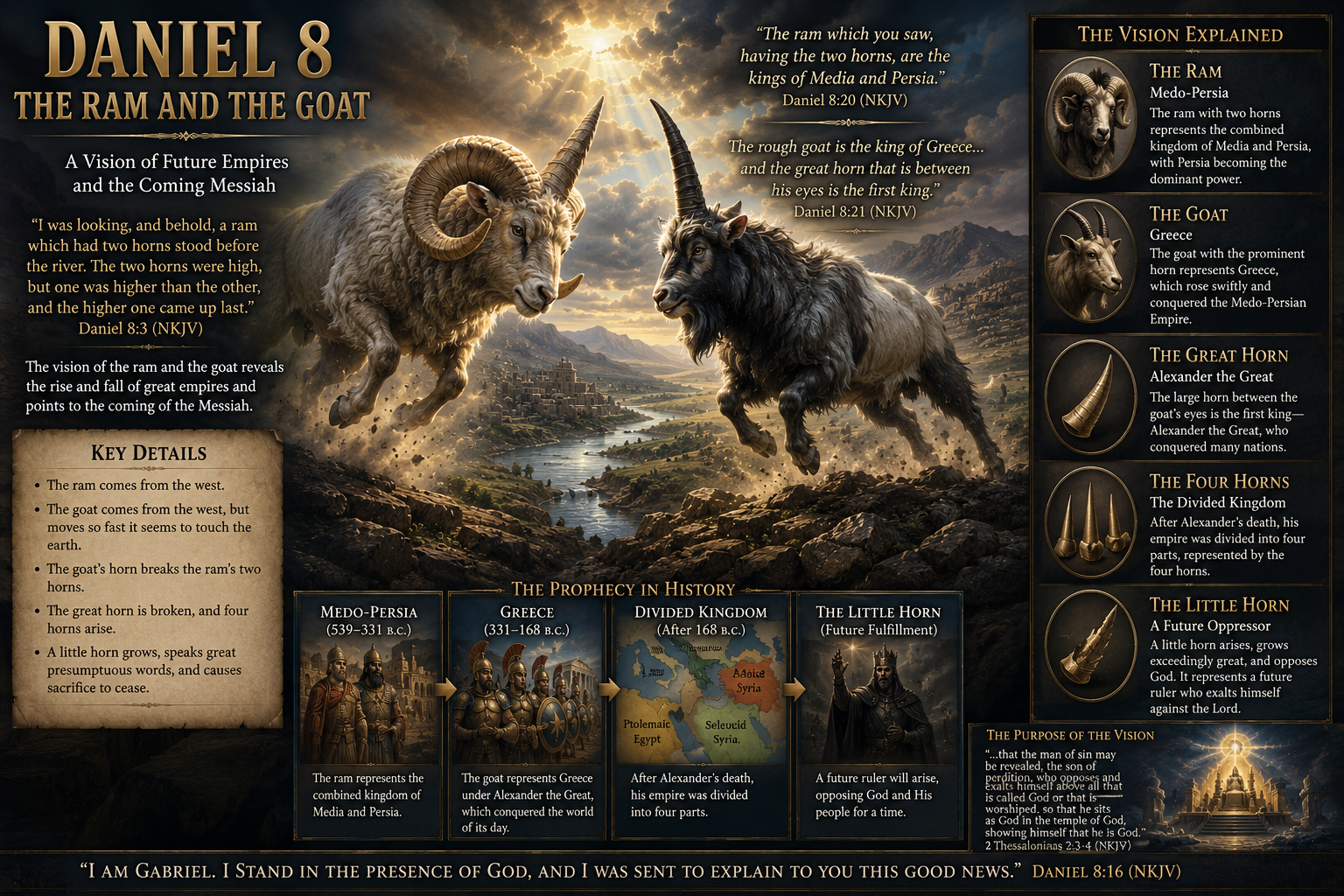 Daniel 8 The Ram and the Goat Overview