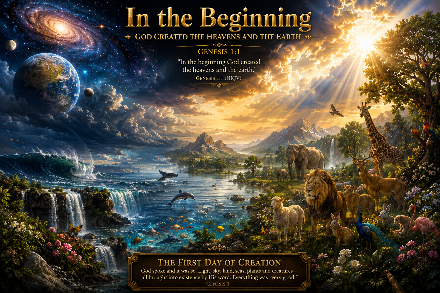 Creation museum artwork