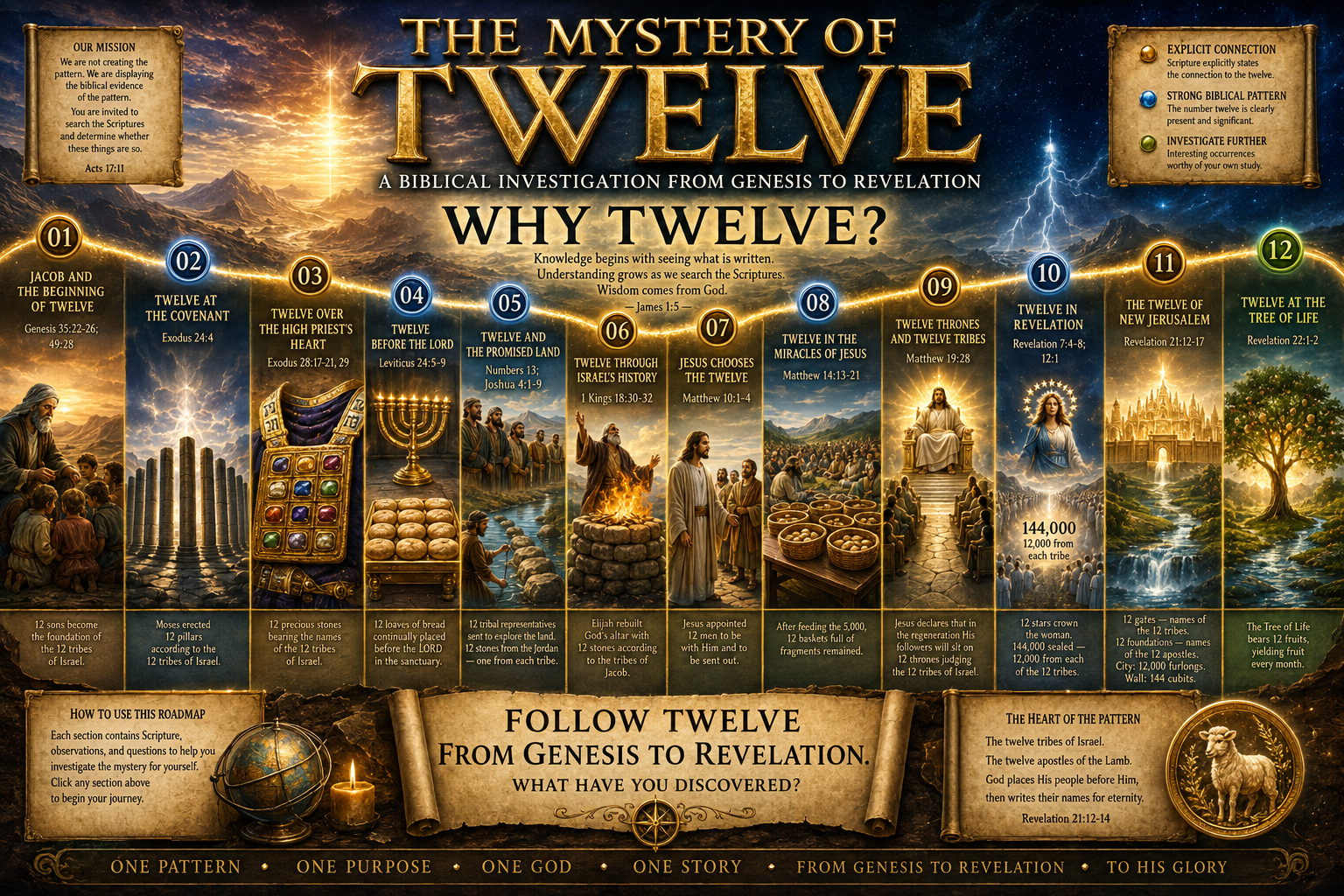 The Mystery of Twelve biblical roadmap from Genesis to Revelation