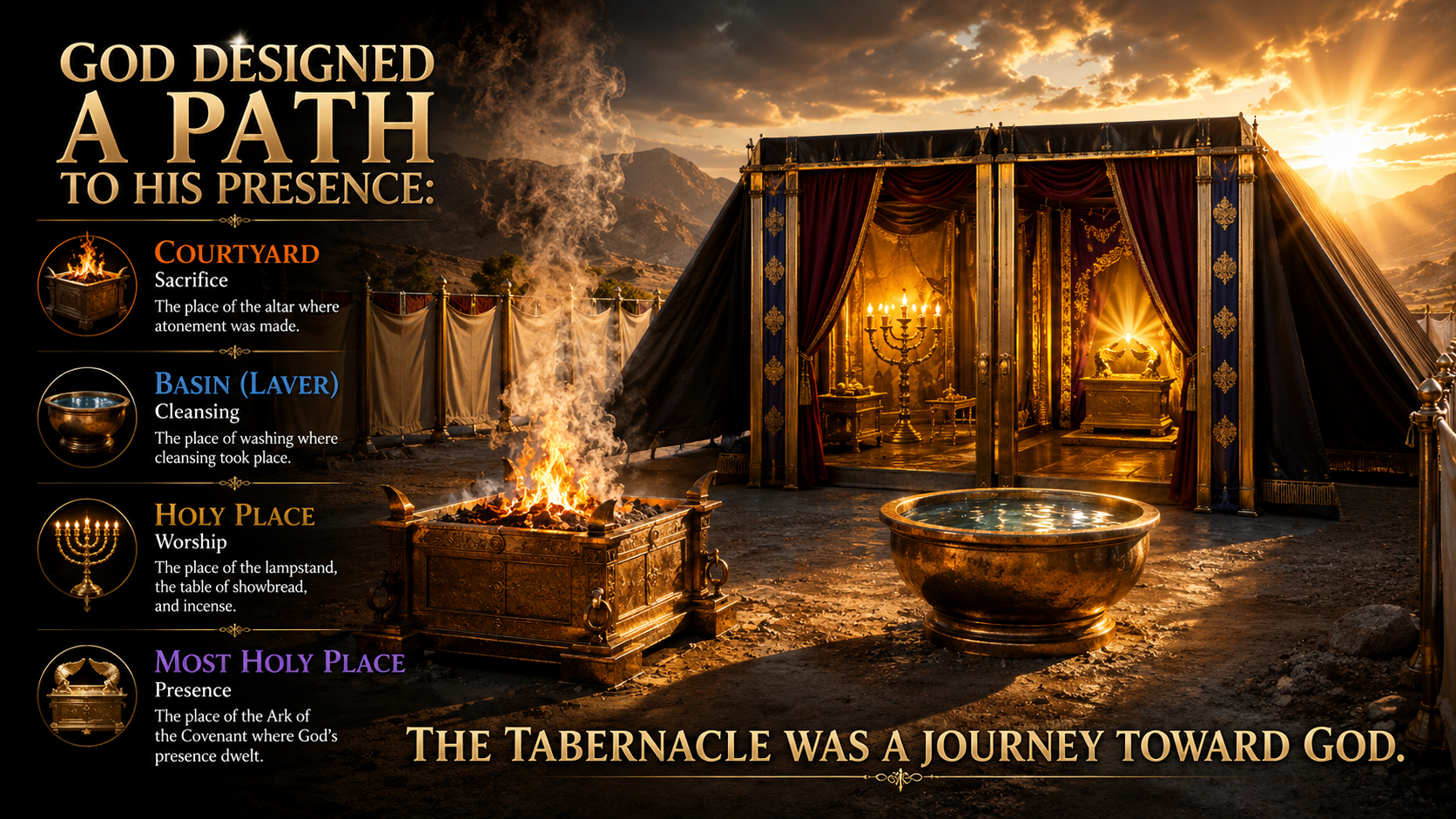 The Tabernacle - God's Path to His Presence